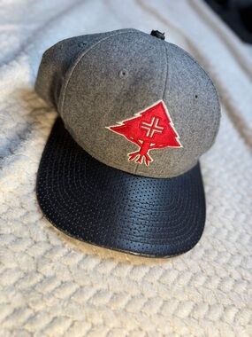 🌲 LRG “True Heads” Snapback Hat with Red Logo